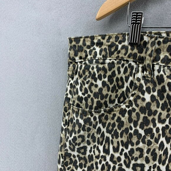 American Eagle High Rise Jegging Womens Plus Size 24 Leopard Cheetah Stretch - Picture 4 of 12